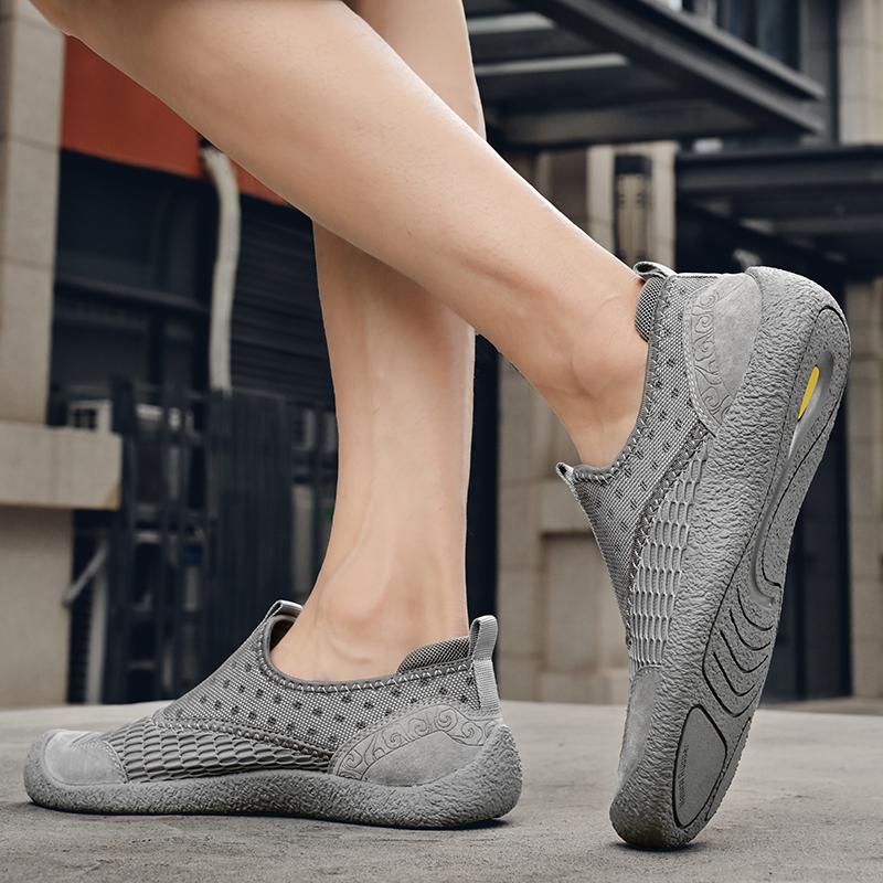 Summer Men Casual Shoes Luxury Brand Men Loafers Breathable Comfort Slip-on Mens Driving Shoes Lightweight Lazy Shoes Moccasins