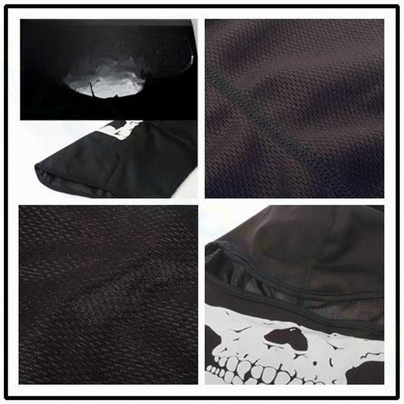 Reflective Skull Head Cover for Outdoor Riding