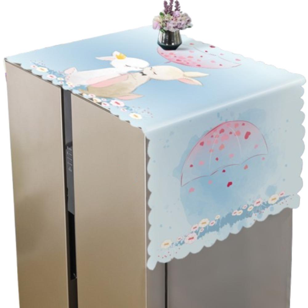 Cartoon Washing Machine Cover Oil Proof Refrigerator Cover Cloth Double/Single Door Fridge