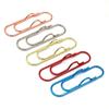 10pcs Colorful Paper Clips Document Clips Bookmarks Stationery Pen Holder  Metal