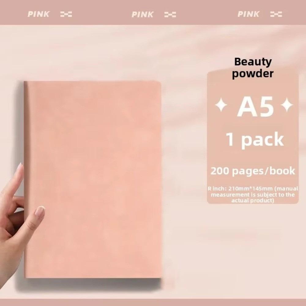 Leather Surface A5 Notebook Large Size Student Planner Notebook New Educational Notebook
