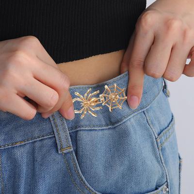 1/3 יחידות אבזם מותניים עיצוב נשלף כפתורים מתכווננים אבזמים עם חריץ נשלף מתאם לקו מותניים של מכנסיים