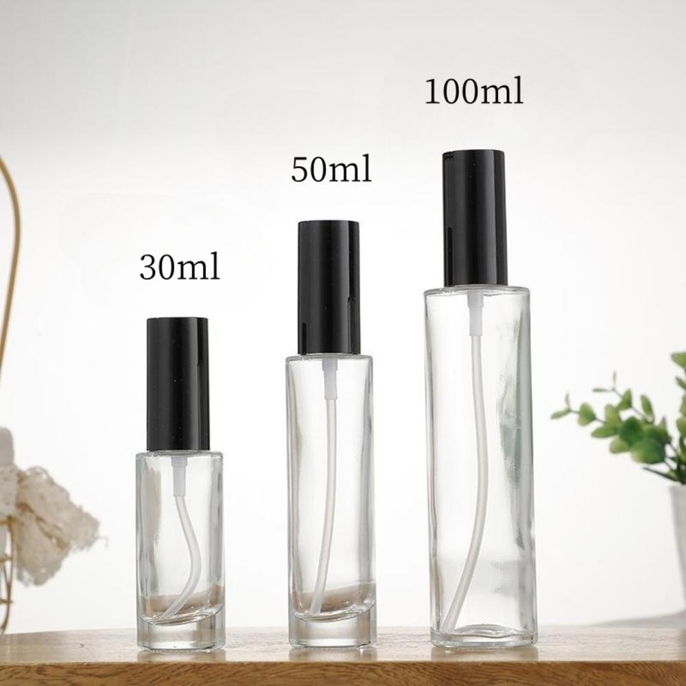 30/50/100ml Přenosná skleněná rozprašovací láhev Parfém Kosmetika Nádoba na alkohol Cestovní Ultra jemný rozprašovač Dávkovač dezinfekce