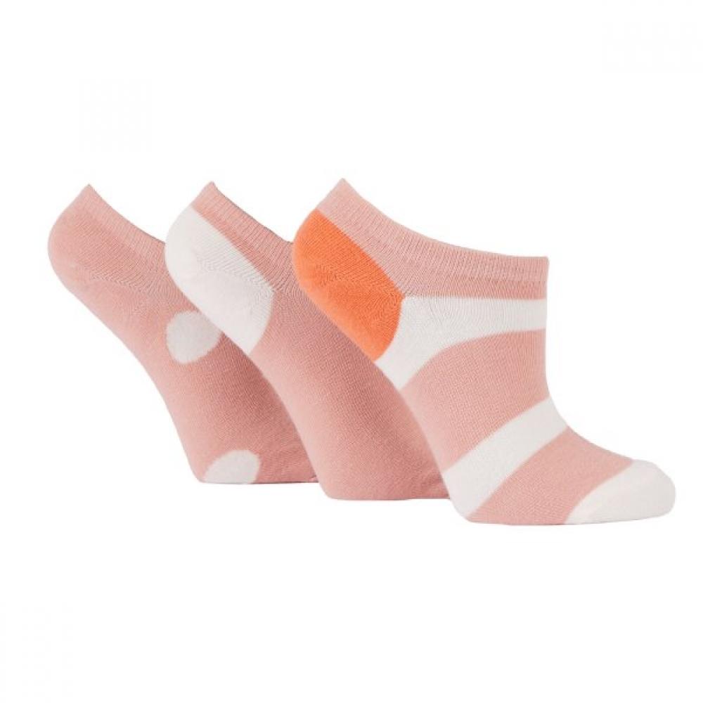 Sock Shop Women S Ankle SockS Set Pink Dot Pink dot