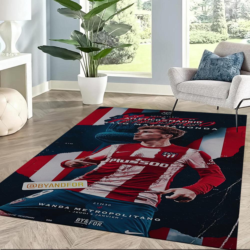 Atletico Madrid Carpet Suitable For Kitchen Foyer Hallway Outdoor Antislip Carpet Decorate Offices Best For Christmas