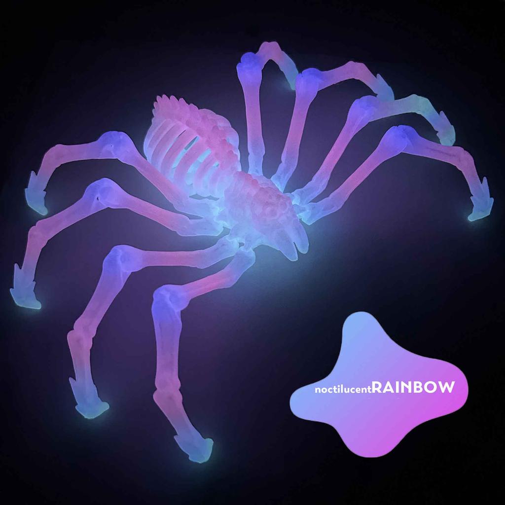 Simulare Imprimare 3D Păianjen Noutate Elasticitate Păianjen Fosforescent Articulații Creative de Contracție Jucărie Model Insectă Mobilă