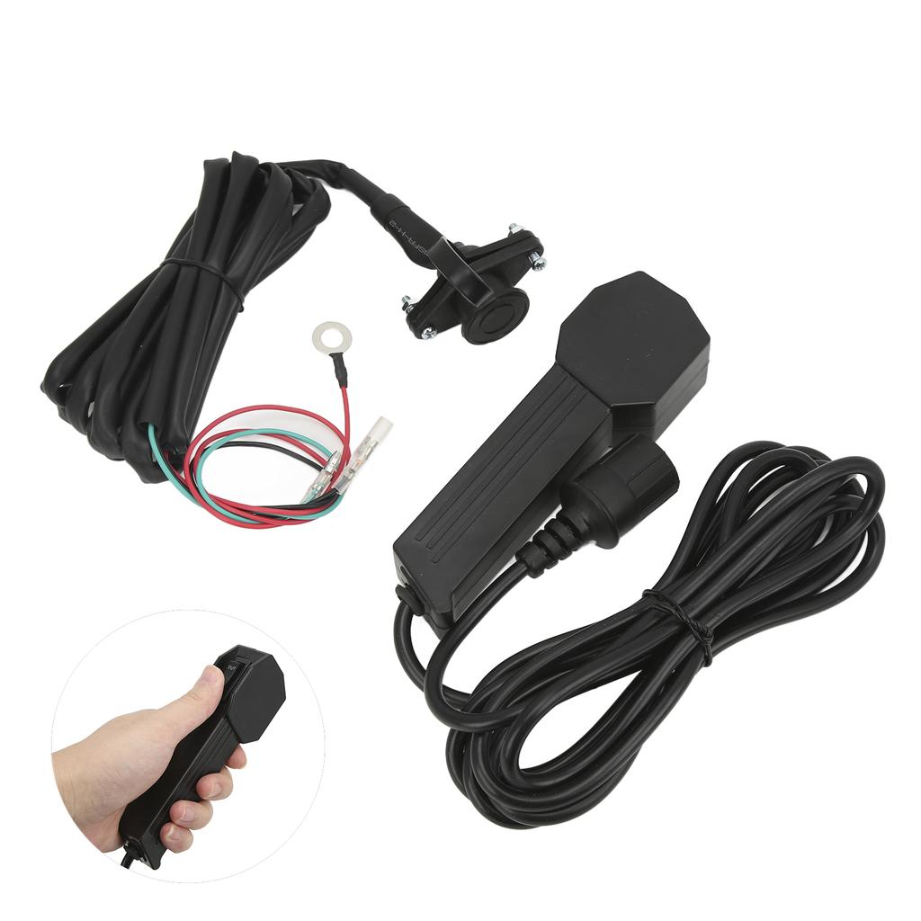 12V HandHeld Winch Remote Controller with 9ft Cable Electric Manual Waterproof for ATV UTV