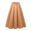 ZANZEA Womens Casual High Waist Summer Elastic Waist A-Line Skirts
