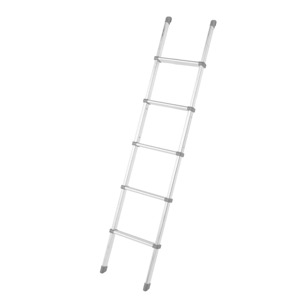 59.84in RV Bed Ladder Aluminum Alloy 5 Steps Slip Proof Removable Ladder with Safety Handrail for Motorhome Trailer