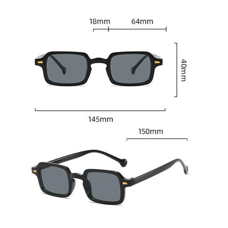 Xiaomi Men Women Retro Small Square Sunglasses UV400 Lightweight PC Frame for Street Travel Party Outdoor