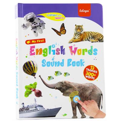 Femtos Alphabet Sound a Montessori Talking Book for Learning Through Sound 300 Basic English Vocabulary Colors and Body Sea Sound Picture English