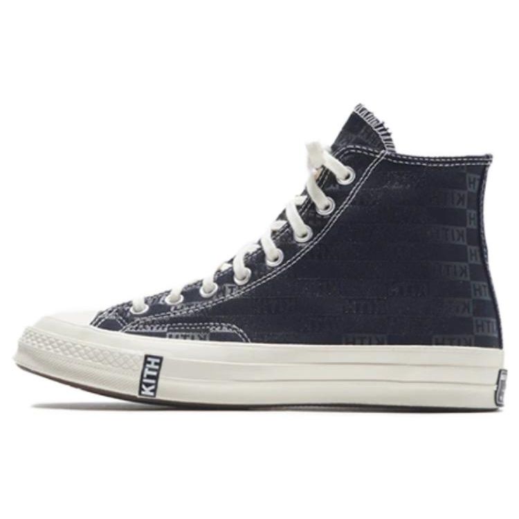 

Converse Chuck Taylor All Star X Kith 1970 Винтажные высокие парусиновые кеды Унисекс Черно-белые CN171864C 45