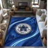 Tappeto in Velluto di Cristallo con Stampa del Leicester City Football, Comodo Assorbente d'Acqua Antiscivolo Tappeto per Pavimenti Interni
