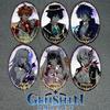 Spel Genshin Impact Arlecchino Tartaglia Flins Columbina Skirk Wanderer Balladeer Cosplay Broche Speld Reversspeldjes Accessoire Prop