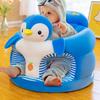 Дитяче сидіння для малюків 3-24 місяців, Дитячий диван з підтримкою спини для сидіння, Дитяче крісло з мультяшними тваринами, Плюшеве підлогове сидіння для сидіння, М'яке сидіння для