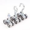 1Pcs Industrial Heavy Duty Sliding Door Hanging Rail Bearing Wheel Iron Pulley M12X80 Steel Tile Roller Wheel Loading 400Kg