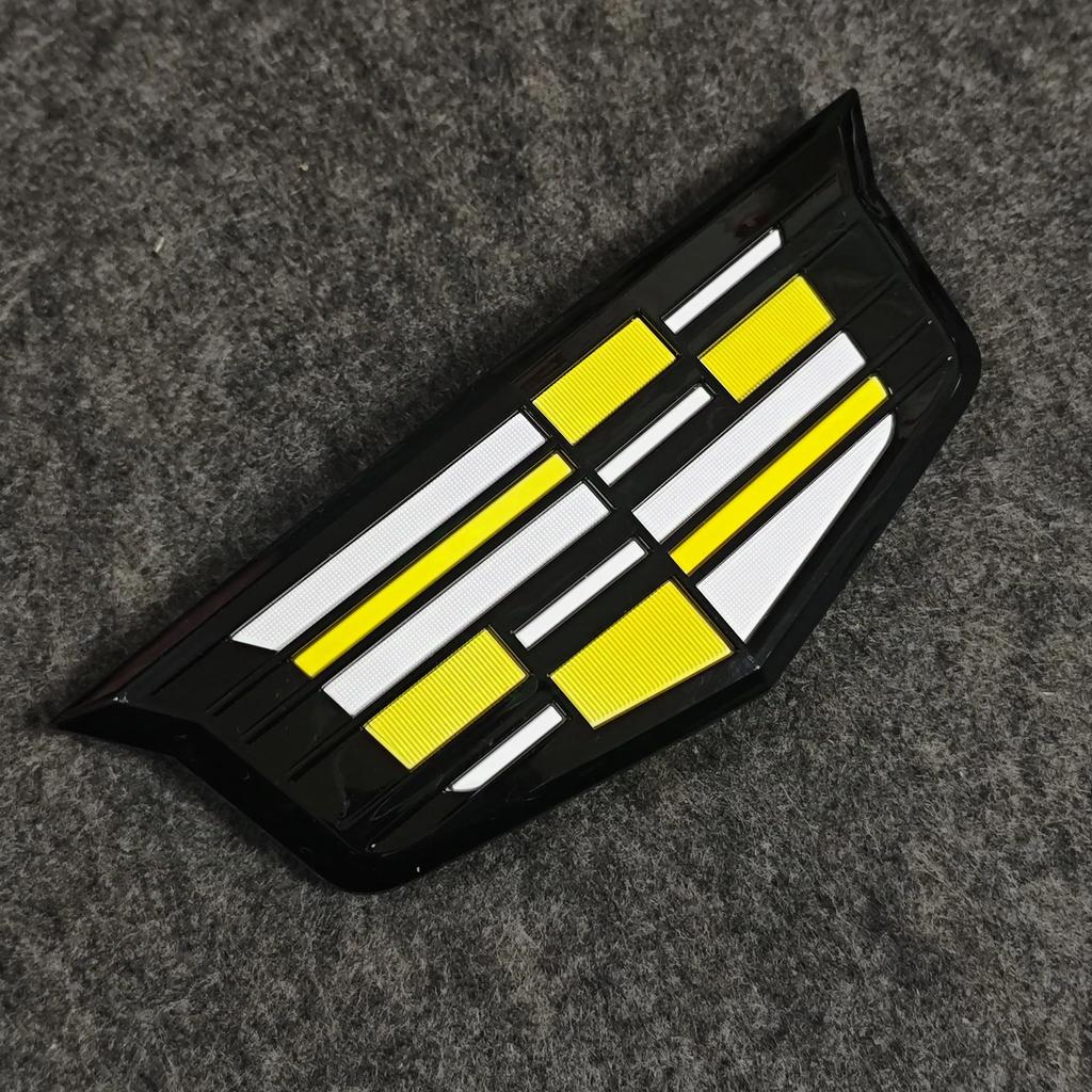 Metal New Car Front Hood Grille Emblem Rear Trunk Badge Cover for Cadillac CT4 CT5 XT5 XT6 XTS ATS-L Sticker Accessories