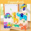 Holz-Kinder-3D-Puzzlebrett mit pädagogischem Nutzen für das Spielen im frühen Lernalter