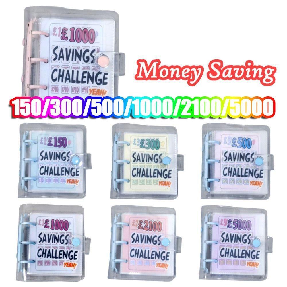 PVC Savings Challenges Book Mini Mini Budget Binder Gift Money Saving Binder  Save Money