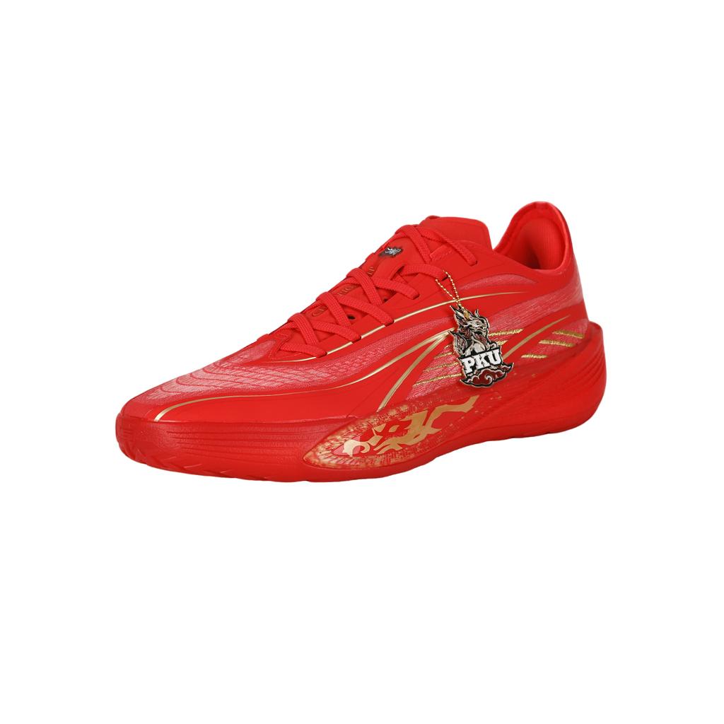 Anta Light Crazy 5 Professional Basketball Shoes Men sneaker Fluorescent-Flame-Red 112631105-1