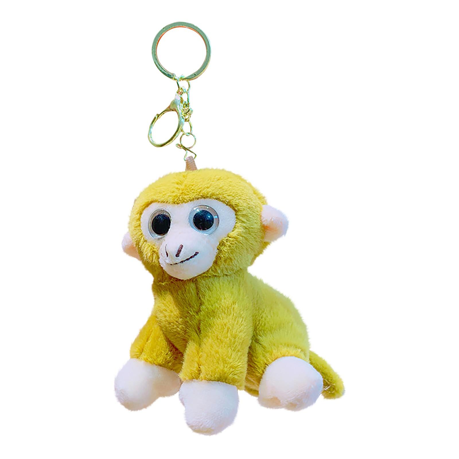 

Плюшевая обезьянка кукла кукла интернет киоск подарочная игрушка кукла машина метание свадебный брелок One Size жёлтый