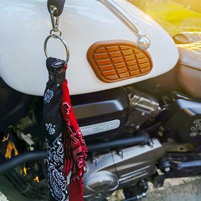 Unisex Hip Hop Paisley Bandana Šátek Peněženka Řetízek Rock Punk Stuha Biker Šátek na hlavu Kovový Klíčenka Tašky Kalhoty Šperky