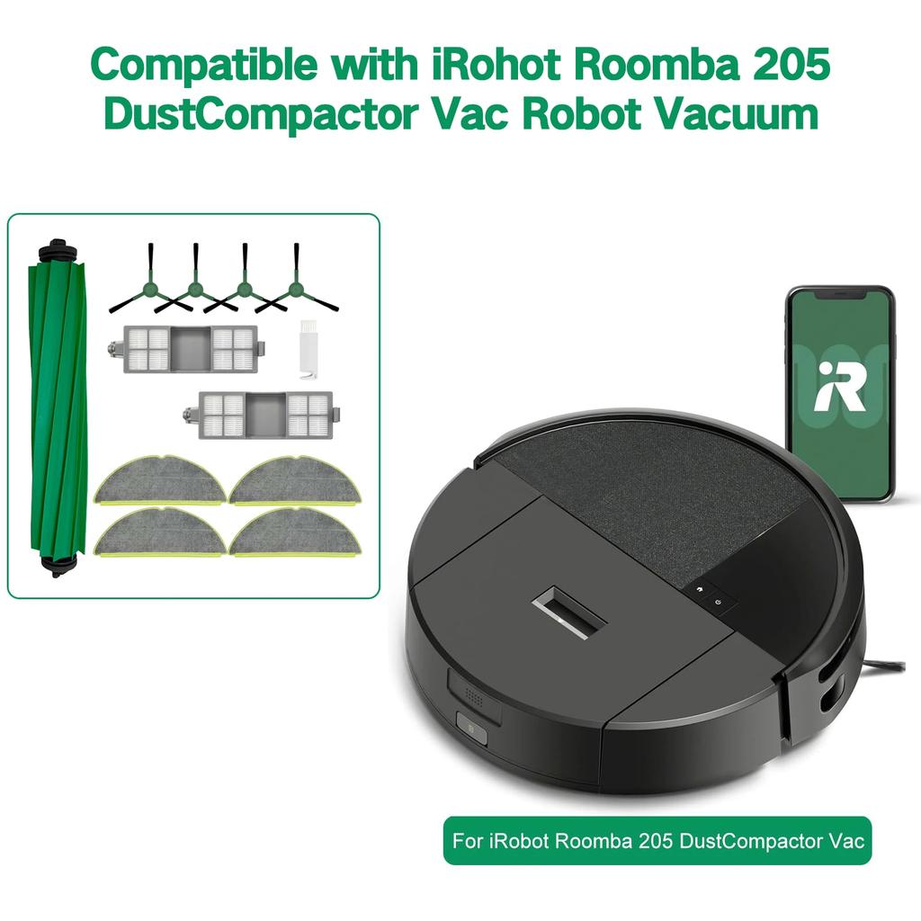 HOME TIMES Robot Accessories Replacement Part for iRobot Roomba 205 DustCompactor Robot Vacuum Cleaner