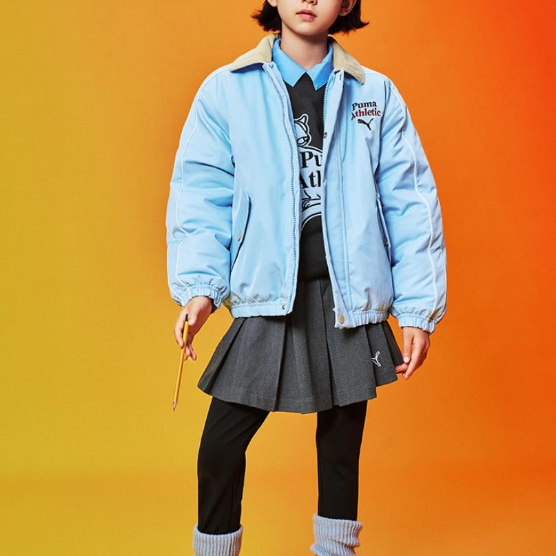 PUMA Kids Padded Jackets Lapel Thickened 353425106202-88101