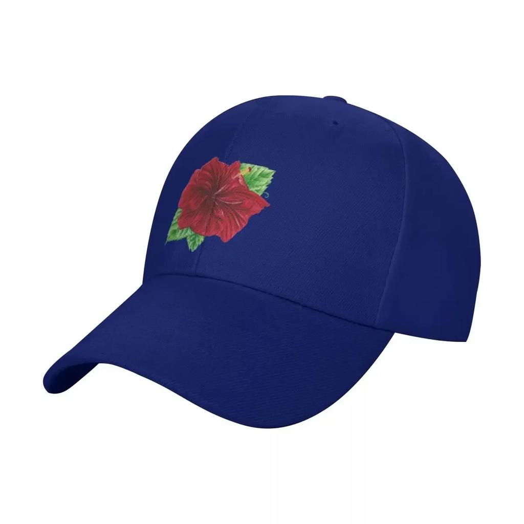 Hibiscus Baseball Cap Beach Outing Cosplay Hats for Unisex Boy Child Womens