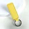 Simple PU Leather Keychain Soft Touch Solid Color Mini Key Holder Fashion Bag Pendant Decor for Daily Use