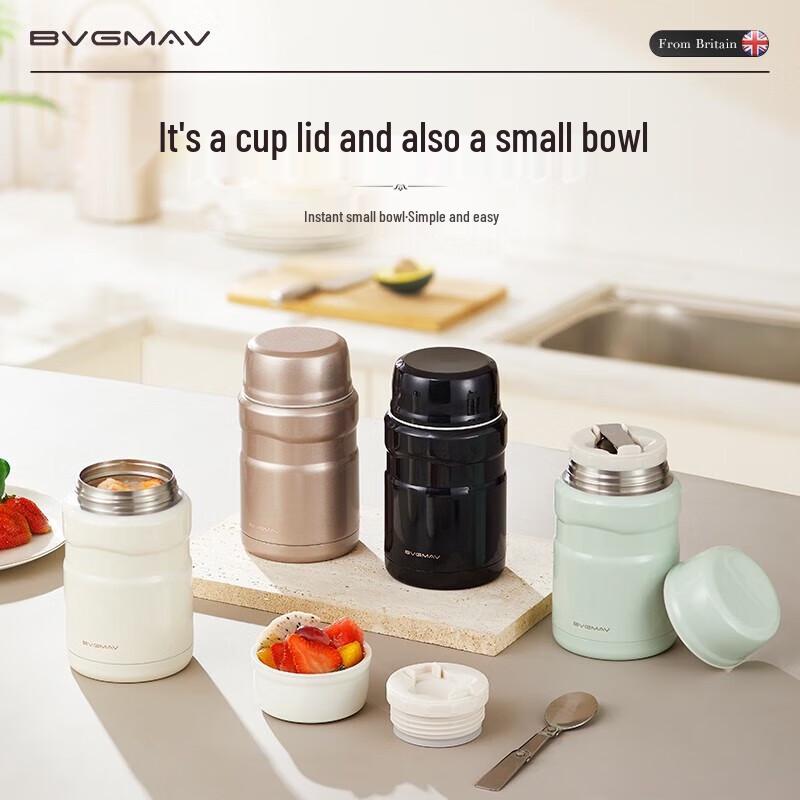 Baoweima Large Capacity 316 Stainless Steel Food Jar