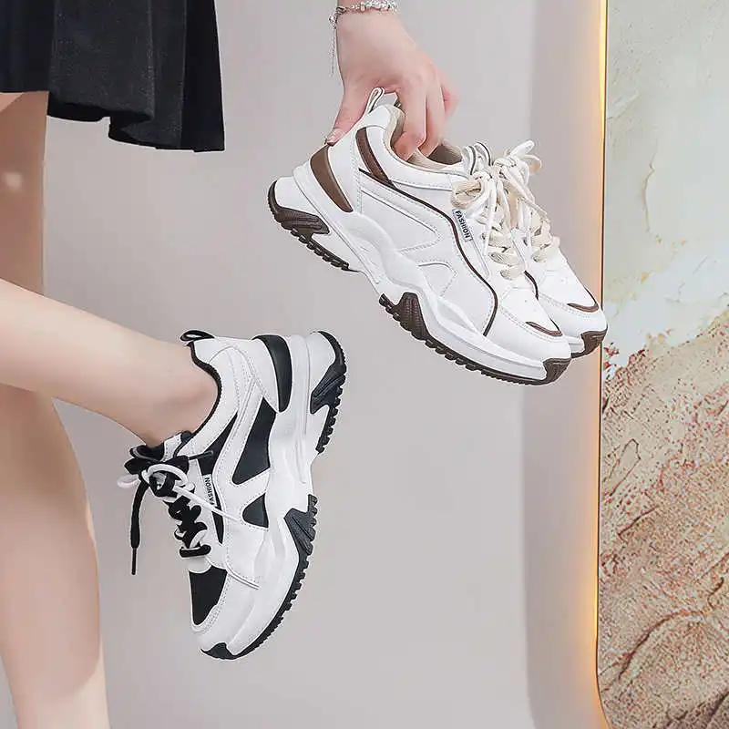 Fashion Desert Color Plataform Women's Summer Sneakers Training Vulcanization Red Shoes Womans Sport Pretty Temis Hyperbeast Play