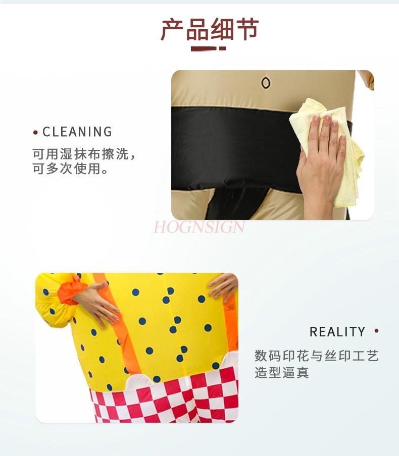 Clothes Christmas Dressing Set Riding Mount Props Performance Clothes Funny Doll Clothes Riding Santa Claus Inflatable