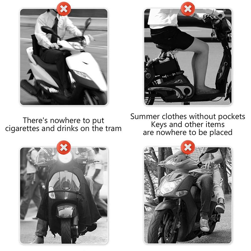Sac de voyage pour vélo électrique, sac de transport étanche pour moto, sac de transport pour moto, tissu Oxford de conservation de la chaleur pour lunettes