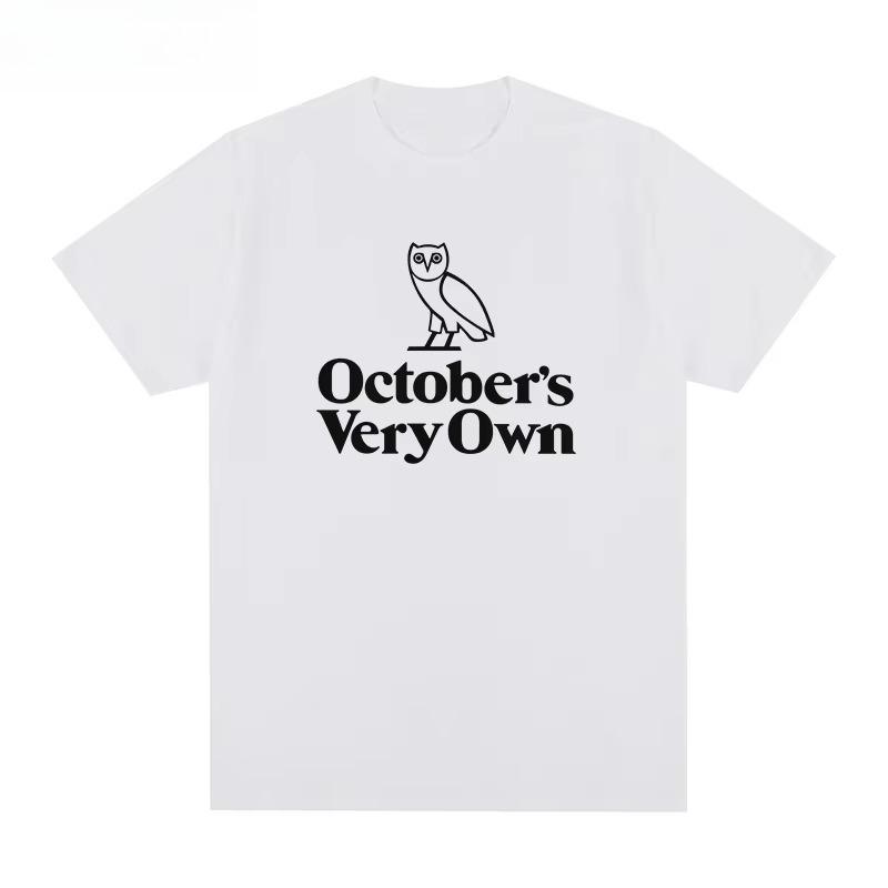 2025 Summer New OVO T-shirt Drake Tee Printed Graphic Fashion Casual High Quality Breathable Cotton Round Oversize T-shirt