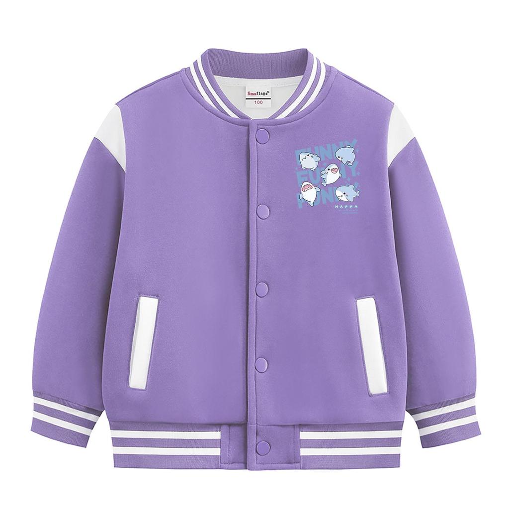 Baseballjacke mit Fleecefutter für Jungen: 2026 Neue Herbst-/Winter-Dicke Warme Lässige Oberbekleidung