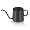 Smilemoon Mini Drip Coffee Pot, Narrow Spout, Stainless Steel, 250ML, Gooseneck Spout, Portable, Hanging Design, Easy Pour, Black, for Travel,
