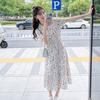 Maternity summer dress summer foreign style Internet celebrity maternity trendy sexy top summer knee long skirt tide