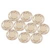 40Pcs Hollow Earrings Wood Handicraft Fashion Shop Ornaments Decorations Painting