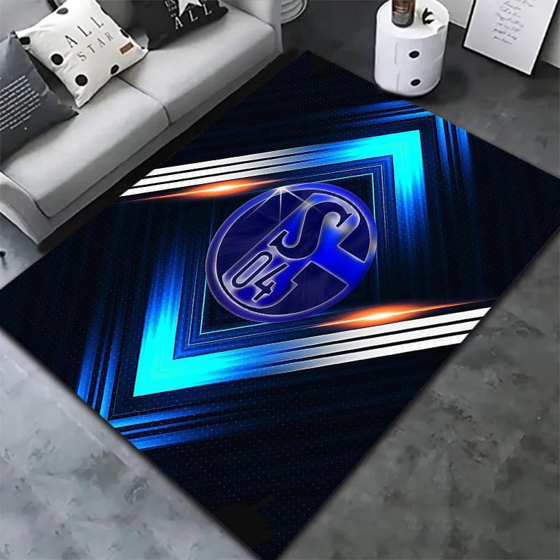 FC Schalke 04 Carpet Rug for Living Room Bedroom Home Sofa Decoration,Kids Play Non-slip Floor Mat