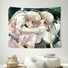 1pc Kasugano Siblings Yosuga No Sora Anime Tapestry, Sweet Couple Scene Wall Hanging, Soft Aesthetic Decor for Bedroom Dorm