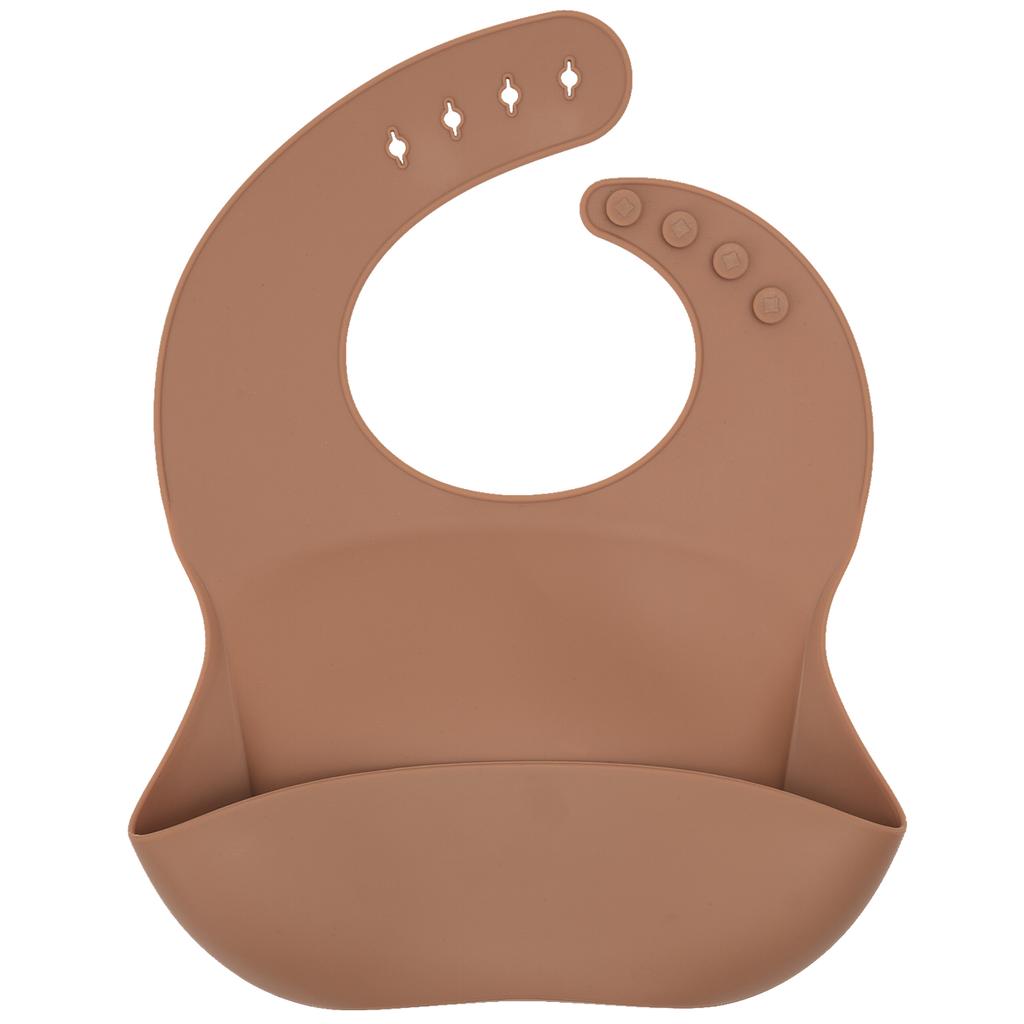 Color Kids 1PCS Silicone Baby Bibs Waterproof Feeding Accessories Food Grade Drool Bibs Newborn Burp Cloth Baby Accessories