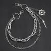 Punk Jeans Pants Chain Edgy Chain Punk Halloween Charm Waist Wallet Chain Grunge Belt for Hip Hop Accessories