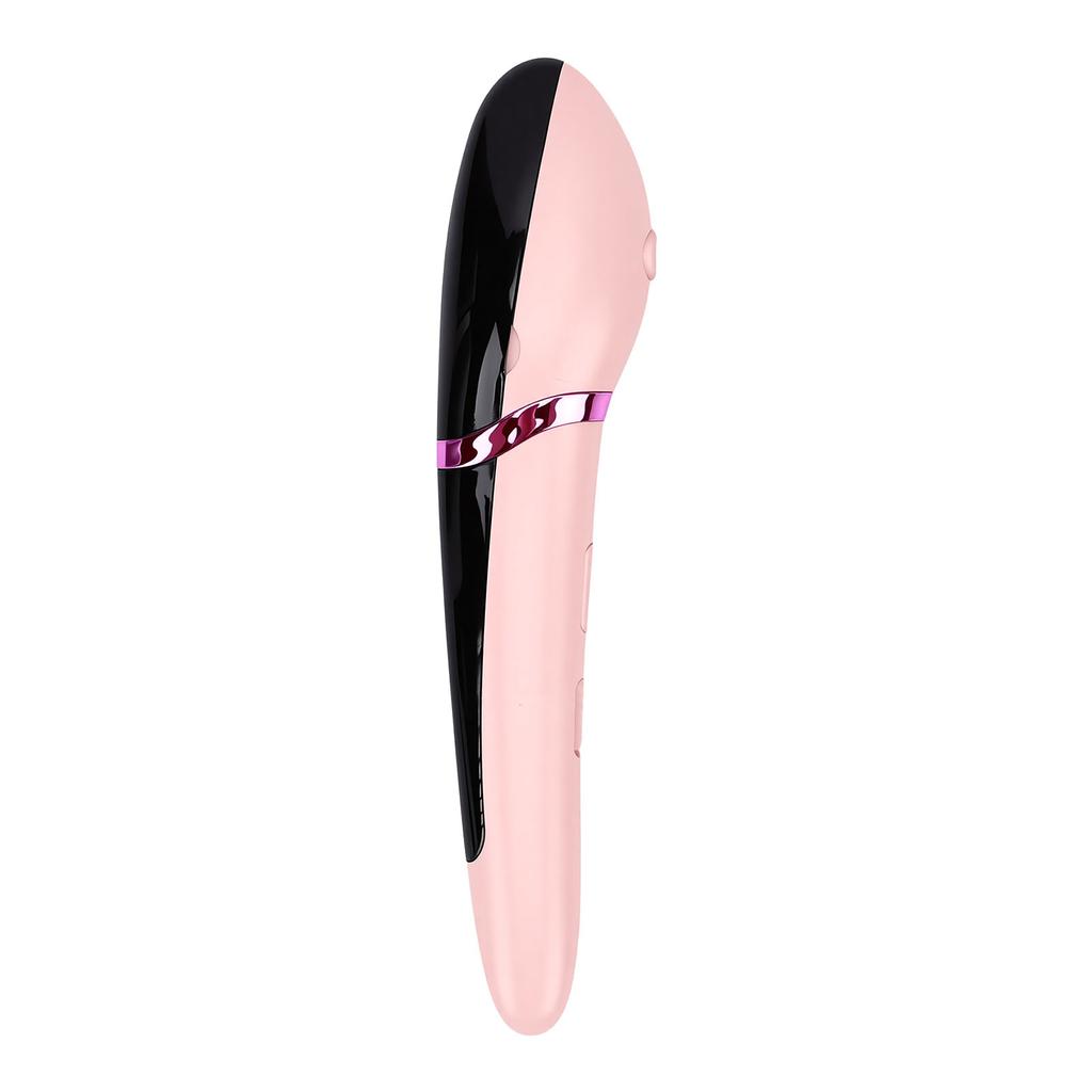 Facial Exfoliation Hair Removing Tool Rechargeable Face Exfoliating Hair Removal Tool with LED Light Pink