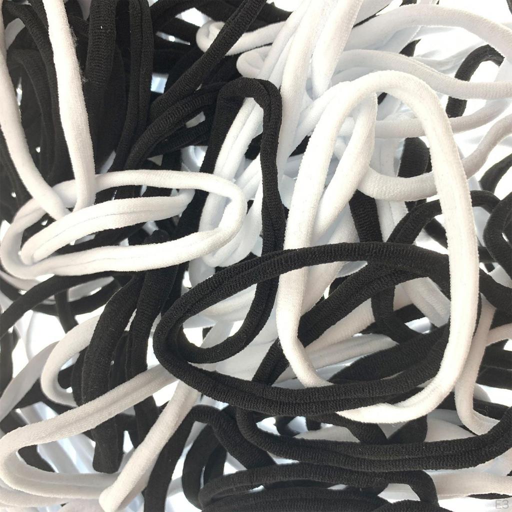 96 Pieces Loom Potholder Loops Elastic Hand Weaving Craft Acrylic Material DIY Knitting Tool