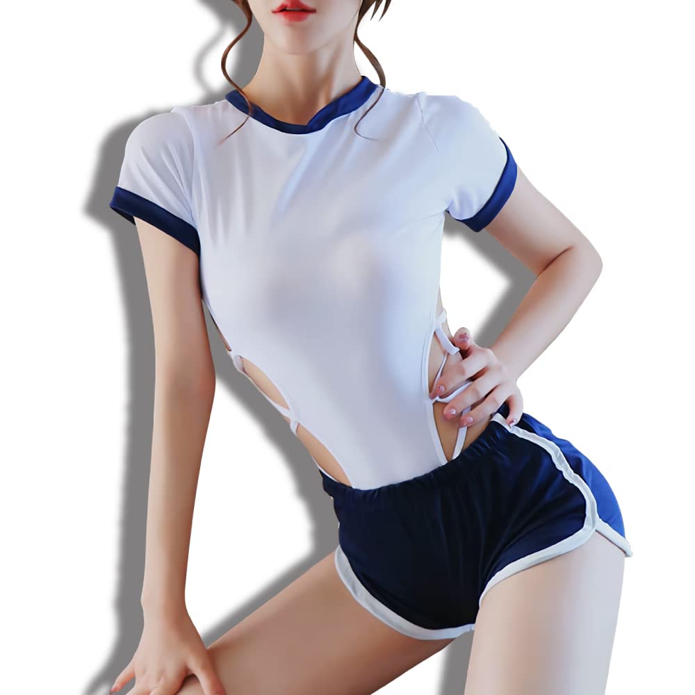 Black Omen Gym uniform leotard Gym Gym Sexy High Leg Leg Gym Clothes One Size Fits (Black Omen) swimsuit! Clothes, Cosplay, Clothes, Bloomers, Shorts,