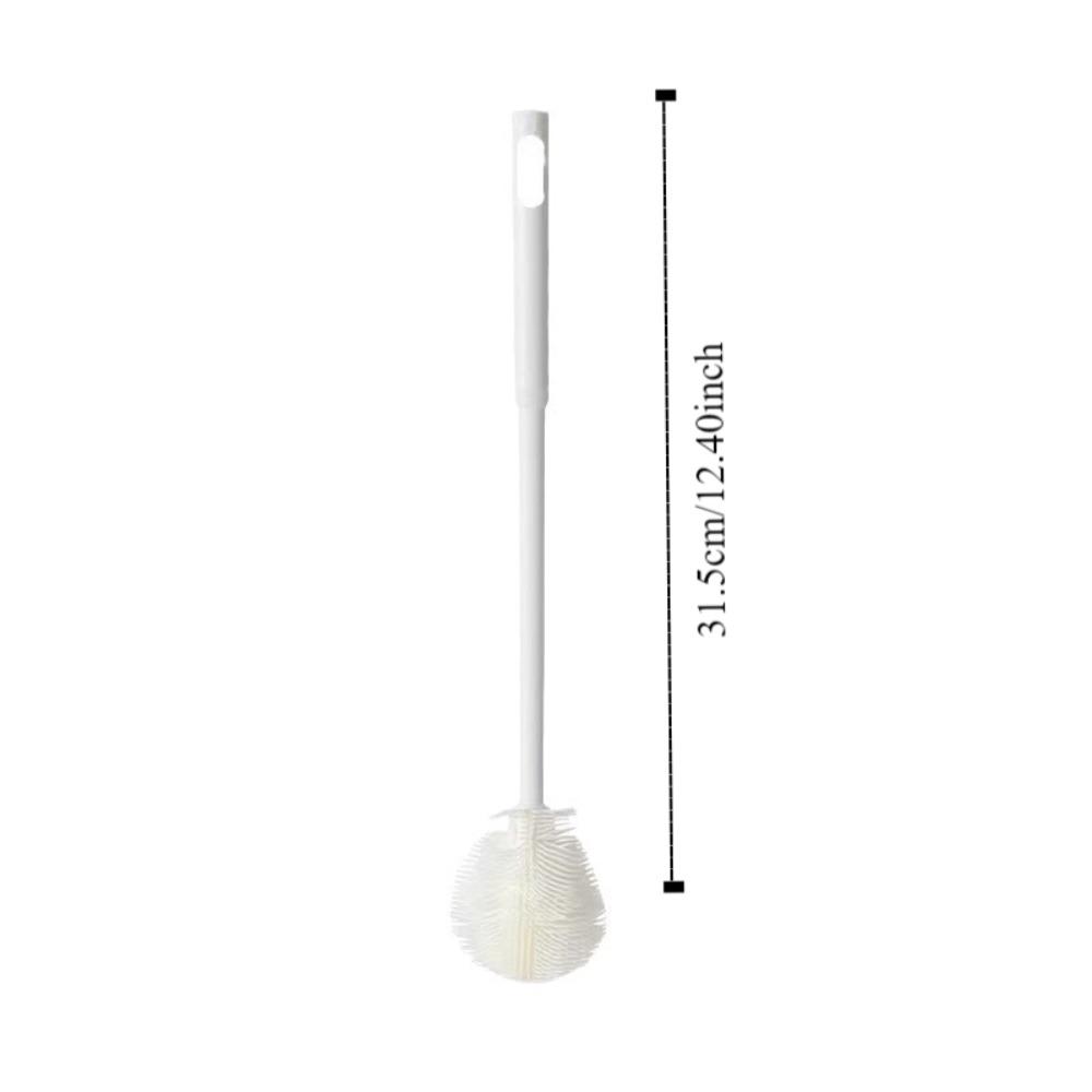 Without Blind Side Soft Head Bottle Brush Water Bottle Cleaner Pacifier Nipple Bottle Cleaning Brush Soft Head Silicone