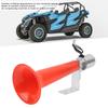 180DB Red Air Horn Universal Purpose 12V/24V Caravan Pressure Whistle Horn for Cars Trucks SUVs Motorcycles