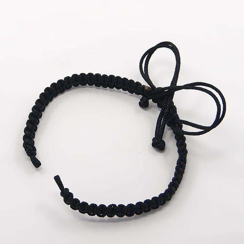 50pcs Multicolor Adjustable Braided Nylon Twisted Cord Bracelet Making Chinese Knot Bangle DIY Jewelry Findings 1¬1.55cm Long