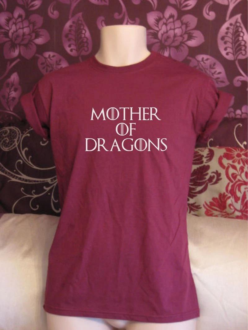 MOTHER OF DRAGONS - FUNNY SLOGAN Womens T-Shirt 2XL